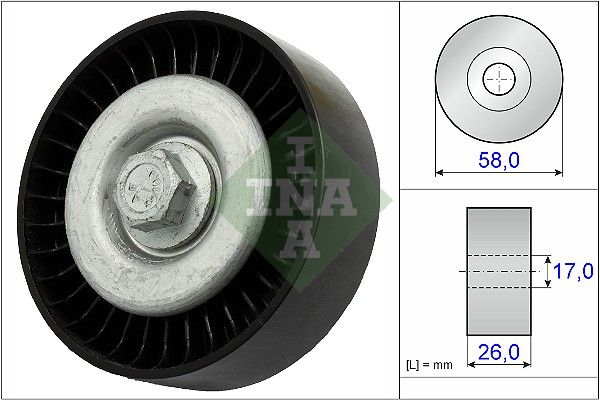 WILMINK GROUP Паразитный / ведущий ролик, поликлиновой ремень WG1253131